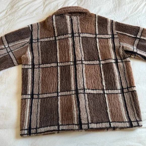 RARE Dôen Heirloom Easton Coat in Charcoal Sierra Plaid - Picture 5 of 16